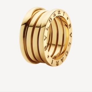 BVLGARI MNXZX4 57 AU750 4-Band Ring B.Zero1 18k New